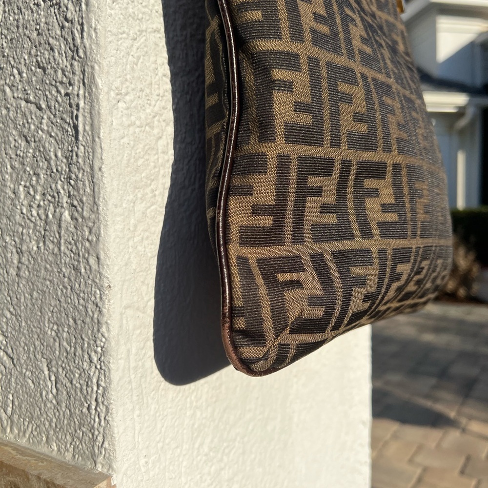 Fendi Zucca Tassel Shoulder Bag - Picture 8 of 12